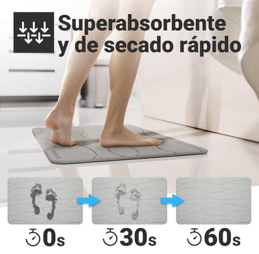 Alfombra De Baño Secado Rapido