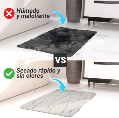 Alfombra De Baño Secado Rapido